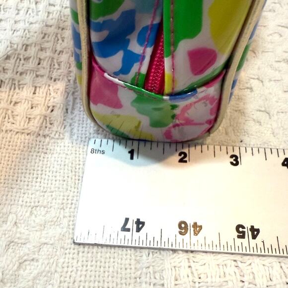 Lilly Pulitzer Floral Cosmetic Bag - Pink, Blue, Green - Picture 5 of 10